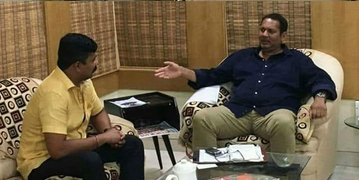 With Udayanraje Bhosale